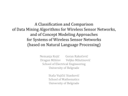 A Classification and Comparison of Data Mining Algorithms for