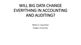 will-big-data-change-everything-vasarhelyi