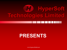 presentation - HyperSoft Technologies Limited