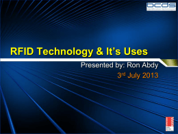 RFID Presentation