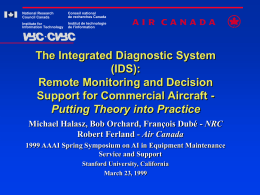 Integrated Diagnostic System (IDS)