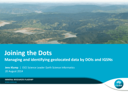 Data driven research in Earth and Environmental Sciences