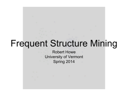 Frequent Structure Mining