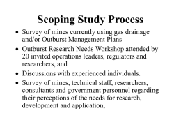 Scoping Study Process - University of Wollongong