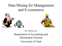 Data Mining and Management