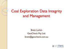 When do the Benefits of using Geostatistics for Coal