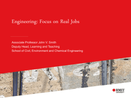 Engineering: Focus on Real Jobs