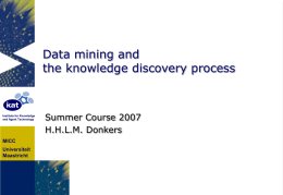 Introduction to Data mining