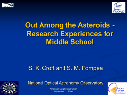 CroftAGU06 - National Optical Astronomy Observatory