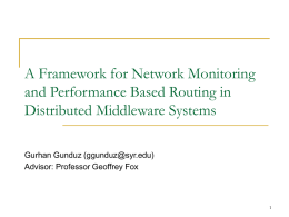 Aggregating Network Performance in Distributed Systems