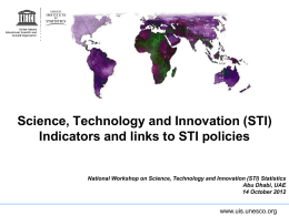 Science, Technology and Innovation (STI)