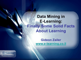 What IS Data Mining? - e