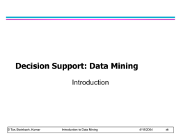 Data Mining - Information Systems