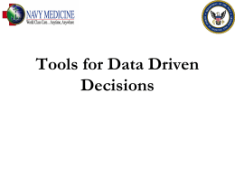 T-A-0945-1045 Tools for Data-Driven Decision Making (Mayo