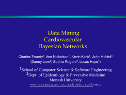 Knowledge Engineering cardiovascular Bayesian networks
