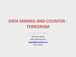 data mining and counter - terrorism