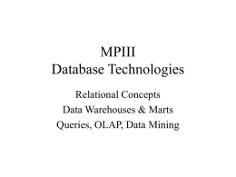 Database Technologies - Boston College Personal Web Server