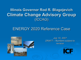 ENERGY 2020 Reference Case