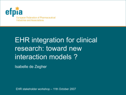 EHR-Interaction Model - Introduction