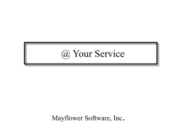 at your service - MayFlower Software Home