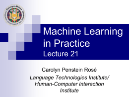 Language Technologies Institute/ Human