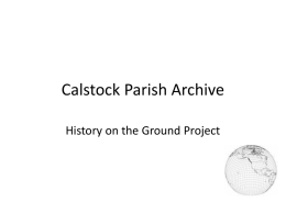 Calstock Parish Archive