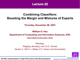 Lecture 4 (Wednesday, May 23, 2003)