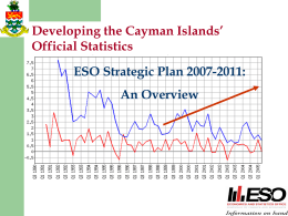 Upgrading Cayman`s Economic Statistics