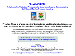PowerPoint - Spatial Information Systems (Basis)