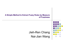 A Simple Method to Extract Fuzzy Rules by Measure of