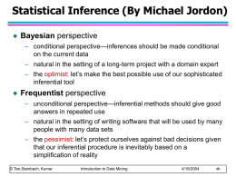 Statical Inference