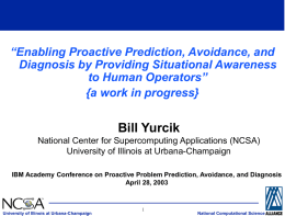 Enabling Proactive Prediction, Avoidance, and