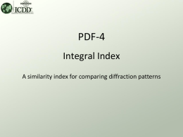 PDF-4+ 2011 Calculated Experimental
