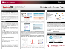 Bioinformatics Service Core
