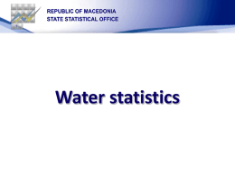 Water statistics