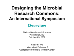 Microbial Commons - The National Academies