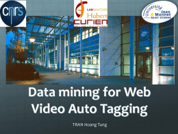 Data mining on Web Video Auto Tagging