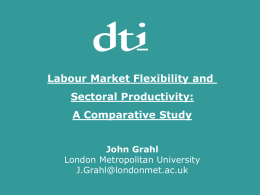 Labour Market Flexibility Research Seminar, London, 15 December