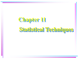 Chapter 11 Statistical Method