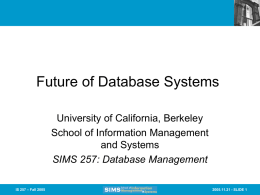 Slides from Lecture 20 - Courses - University of California, Berkeley