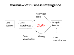More on OLAP
