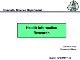 Health Informatics Research