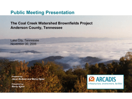 Coal Creek Watershed Brownfields Project