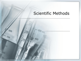 scientific methods