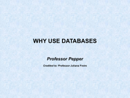 database uses - Adelphi University