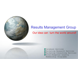 Results Management Group