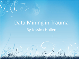 Data Mining in Trauma PP.Microsoft