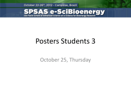 Posters Students 3 - Computer Vision Research Group