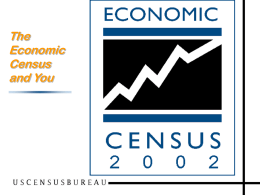 The Economic Census - North Carolina | Office of State Budget and