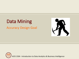 Data Mining lecture slides